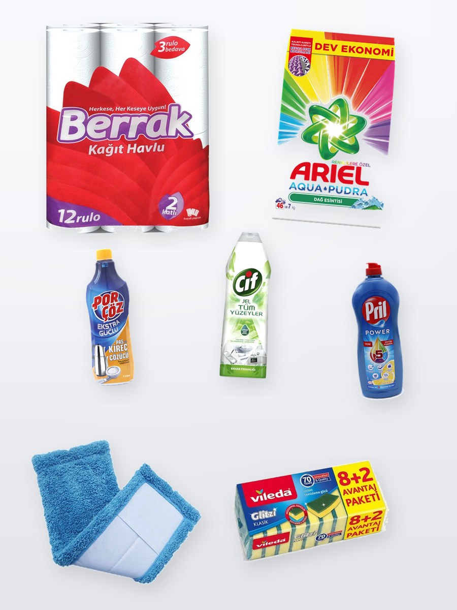 Temizlik ve ambalaj ürünleri